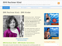 Screenshot des Blogs BMI Rechner Kind – Body Mass Index berechnen
