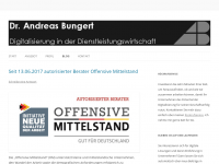Screenshot des Blogs Dr. Andreas Bungert – Operations Change Management