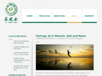 Screenshot des Blogs Yi Feng Shui Blog