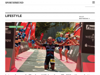 Screenshot des Blogs KEEP ON RUNNING