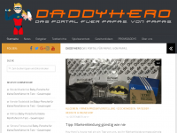 Screenshot des Blogs DADDYHERO.de