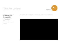 Screenshot des Blogs The Art Lovers