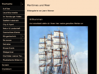 Screenshot des Blogs Maritimes und Meer
