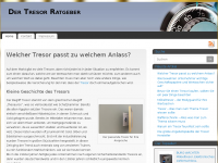 Screenshot des Blogs Der Tresor Ratgeber