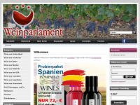 Screenshot des Blogs Der Weinschreiber