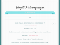 Screenshot des Blogs Birgit D ♥ Kreativität in Küche – Haus & Garten