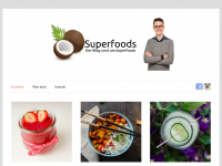 Screenshot des Blogs Superfoods – Der Blog rund um Superfonds