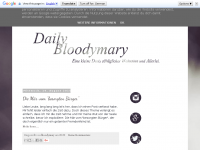 Screenshot des Blogs Daily Bloodymary