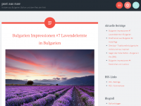 Screenshot des Blogs postausruse
