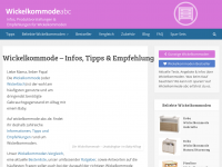 Screenshot des Blogs Wickelkommode-ABC
