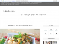 Screenshot des Blogs Nicis Kochblog
