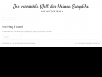 Screenshot des Blogs Die verrückte Welt der kleinen Eurydike