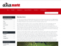 Screenshot des Blogs Reiskochen