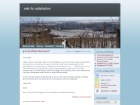 Screenshot des Blogs sekt for satisfaction