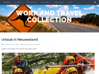 Screenshot des Blogs Work and Travel Collection