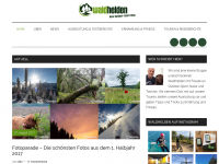 Screenshot des Blogs Waldhelden
