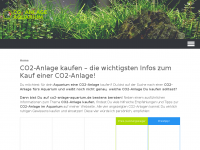 Screenshot des Blogs CO2 Anlage im Aquarium