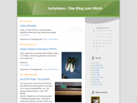 Screenshot des Blogs luckyhans // Das Blog zum Glück