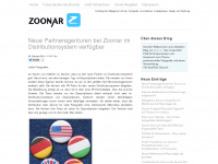 Screenshot des Blogs Zoonar – Fotodesign Blog