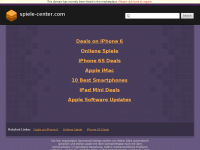 Screenshot des Blogs Spiele-Center.com/