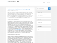 Screenshot des Blogs Die inoffizielle Dschungelcamp 2015 Fanseite