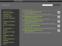 Screenshot des Blogs ps3page.de – All about Playstation 3