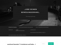 Screenshot des Blogs bewegungsdrang
