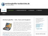 Screenshot des Blogs Werkzeugkoffer-Testberichte.de – Das Heimwerkerportal