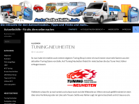 Screenshot des Blogs Autoselbsthilfe Autos selber Reparieren
