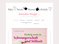 Screenshot des Blogs Klaudia bloggt