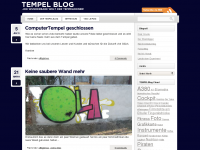 Screenshot des Blogs Tempelblog