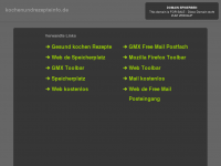 Screenshot des Blogs Kochen und Rezepte