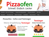 Screenshot des Blogs Pizzaofen Blog – Information und Beratung