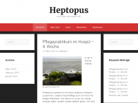 Screenshot des Blogs Heptopus – Die Leiden des jungen HEP