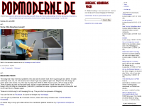 Screenshot des Blogs POPMODERNE