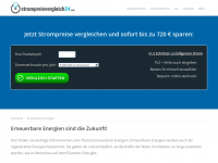 Screenshot des Blogs Alternative Stromerzeuger