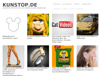 Screenshot des Blogs KunsTop.DE