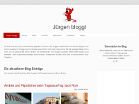 Screenshot des Blogs Jürgen bloggt