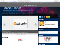 Screenshot des Blogs Bitcoin-Planet