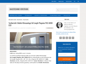 Screenshot des Blogs Haustechnik verstehen – Gebäudetechnik einfach erklärt
