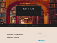 Screenshot des Blogs bücherblog