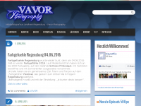 Screenshot des Blogs Vavor Photography | Hobbyfotograf aus Regensburg
