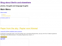 Screenshot des Blogs romysfoughts.com