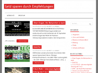 Screenshot des Blogs dieblogga