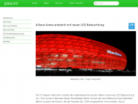 Screenshot des Blogs PauLED