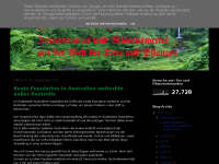 Screenshot des Blogs Fauna und Flora