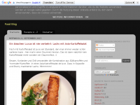 Screenshot des Blogs Maexies Bistro