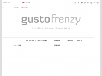 Screenshot des Blogs gustofrenzy