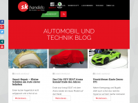 Screenshot des Blogs Auto und Technik Blog