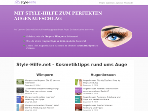 Screenshot des Blogs Style-Hilfe